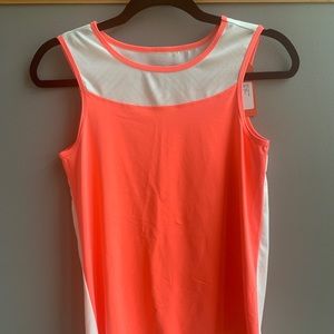 NWT - Oiselle Cleo Tank - Snap/white